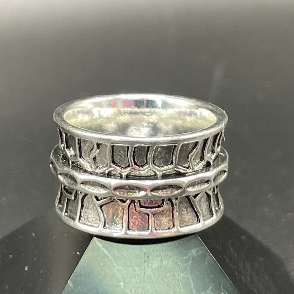 Sunflower / Daisy / Flower Boho Two Tone Ring #1355 - Picture 6 of 12